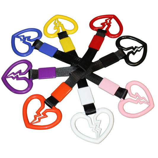 JDM Tsurikawa Broken Heart Shape.