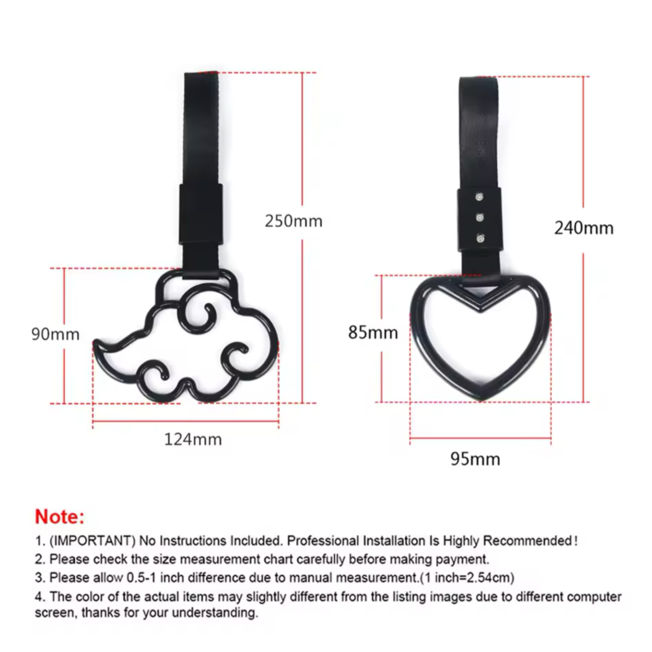 JDM Tsurikawa Heart Shape.