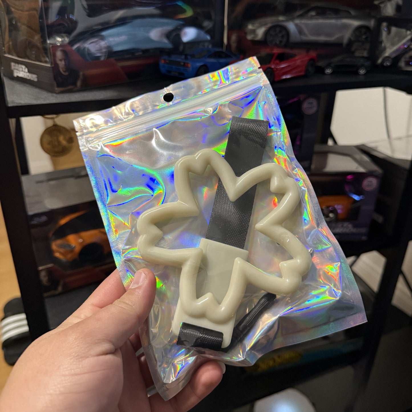 JDM Fluorescent Tsurikawa Flower Shape.