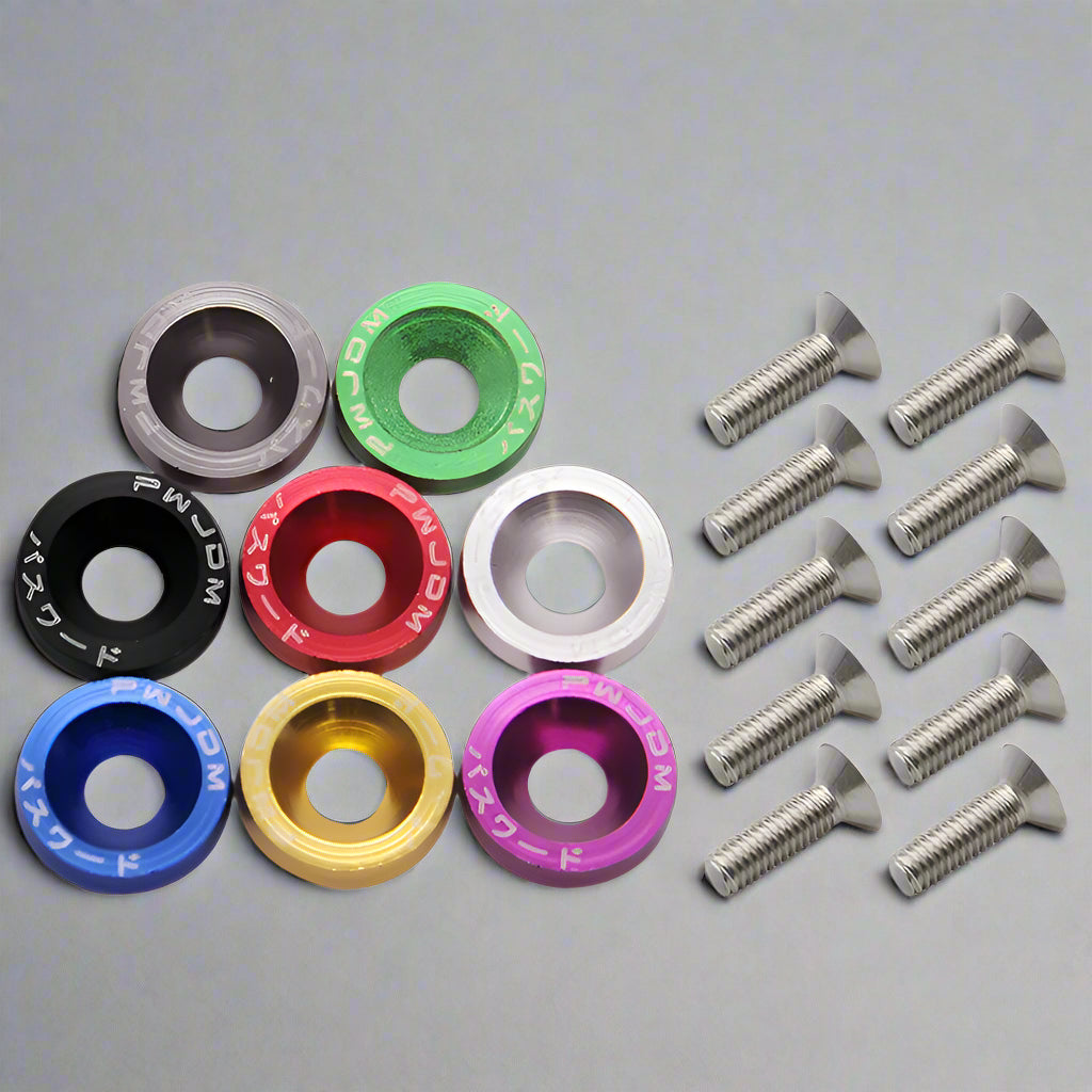 🔥 10PCS M6x20mm JDM Bolt Kit –Style It Like A Pro!
