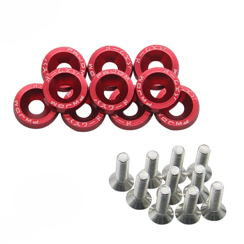 🔥 10PCS M6x20mm JDM Bolt Kit –Style It Like A Pro!