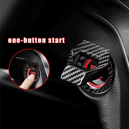 RufoRPM™ Engine Start/Stop Button Cover-Luxury Style- Universal fit- Easy install
