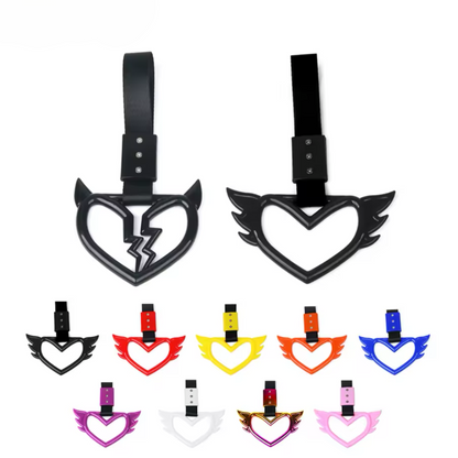 RufoRPM™ JDM Tsurikawa Winged Heart Shape.