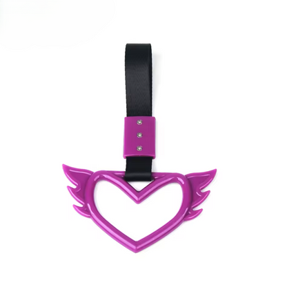 RufoRPM™ JDM Tsurikawa Winged Heart Shape.