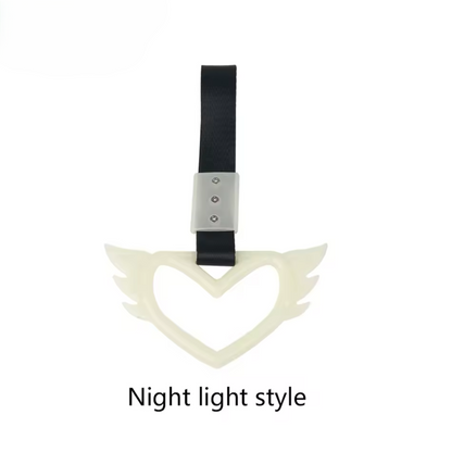 RufoRPM™ JDM Tsurikawa Winged Heart Shape.