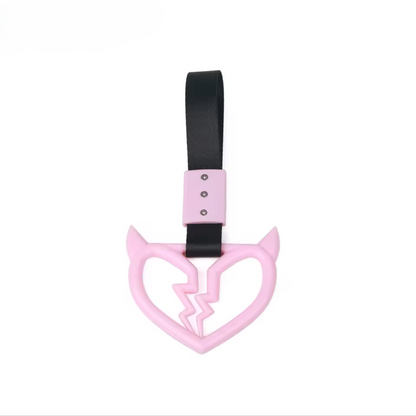 RufoRPM™ JDM Tsurikawa Devil Broken Heart Shape.