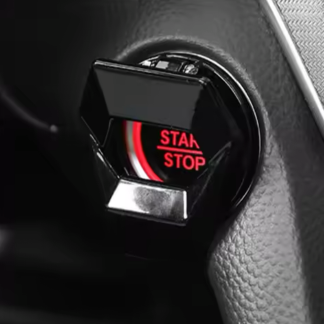 Engine Start/Stop Button Cover-Luxury Style- Universal fit- Easy install