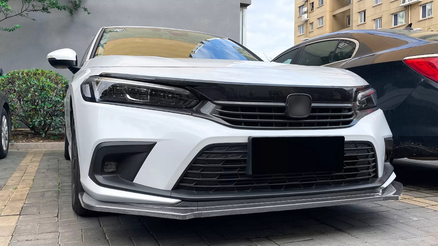 Front Bumper Lip Splitter for Honda Civic 11th Gen Series 2021+